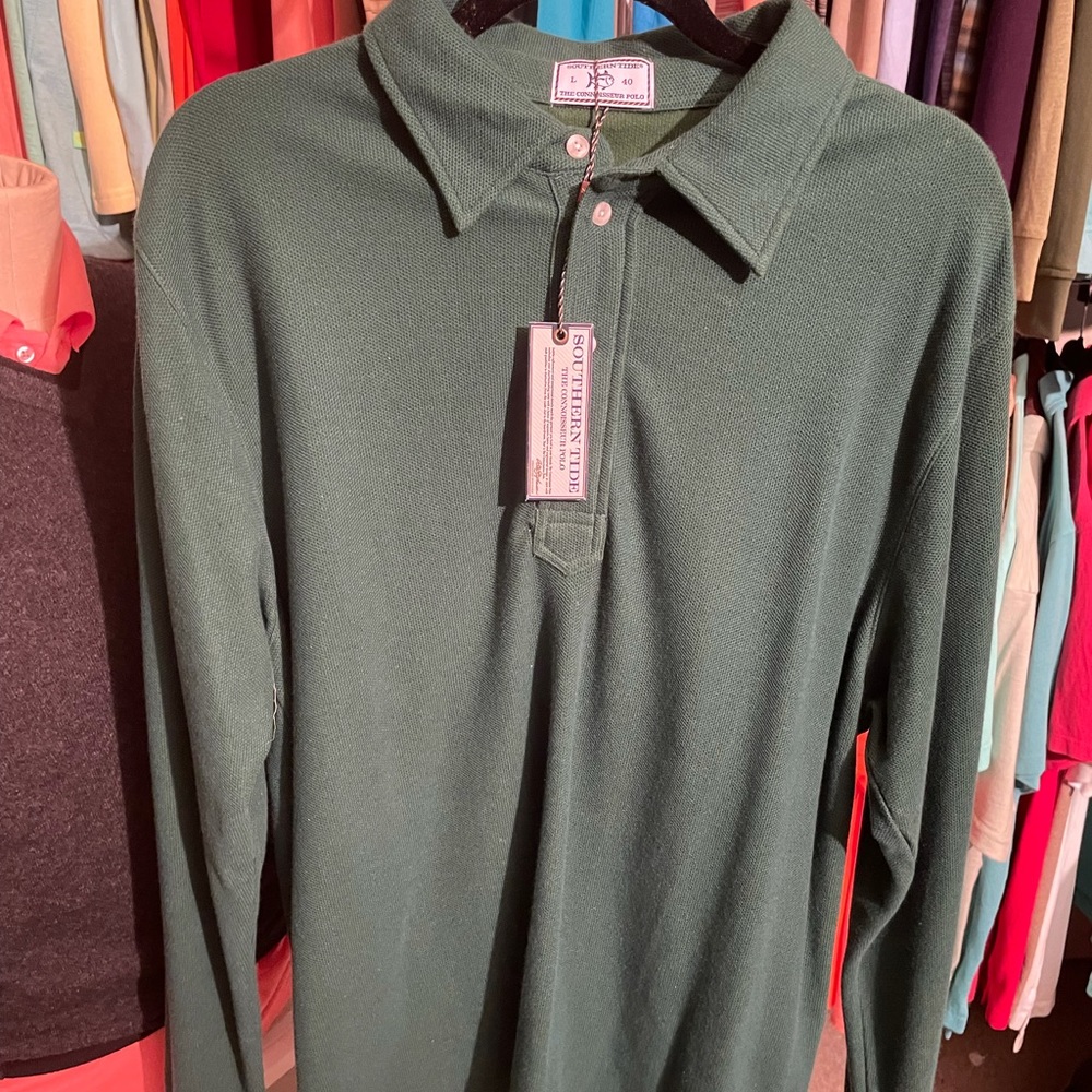 (New) Souther Tide Men’s Longer Sleeve Polo / L